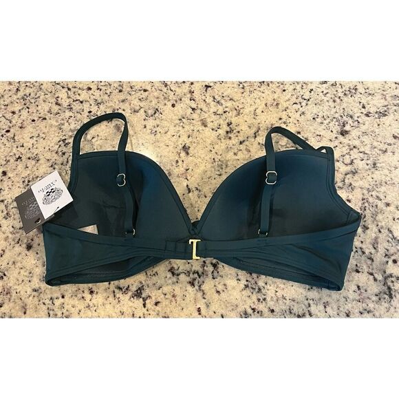 Vince Camuto Draped Bikini Top - Solids - Picture 4 of 5